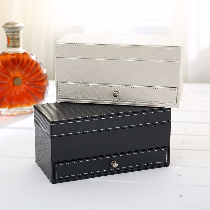 Watch Ring Bracelet Jewelry Cosmetic Jewelry Box Holder Gift Collect Case