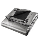 2.4x3m Waterproof Camping Tarp Ground Sheet Outdoor Garden Cover with Eyelets