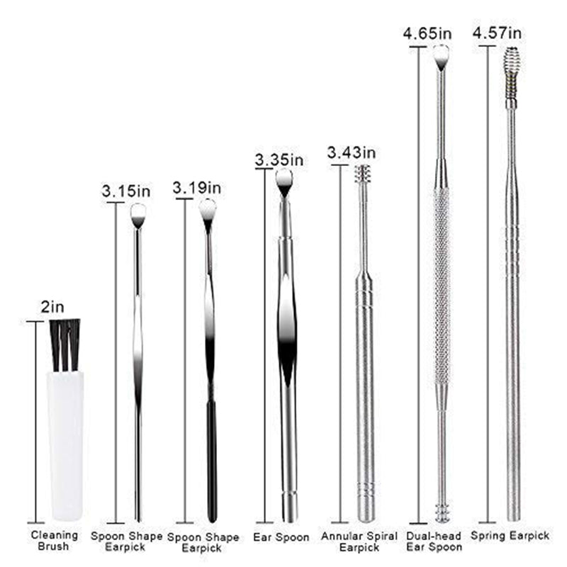 Ear Cleansing Tool Set, Ear Curette Earwax Removal Kit with a Small Cleanin B8T4