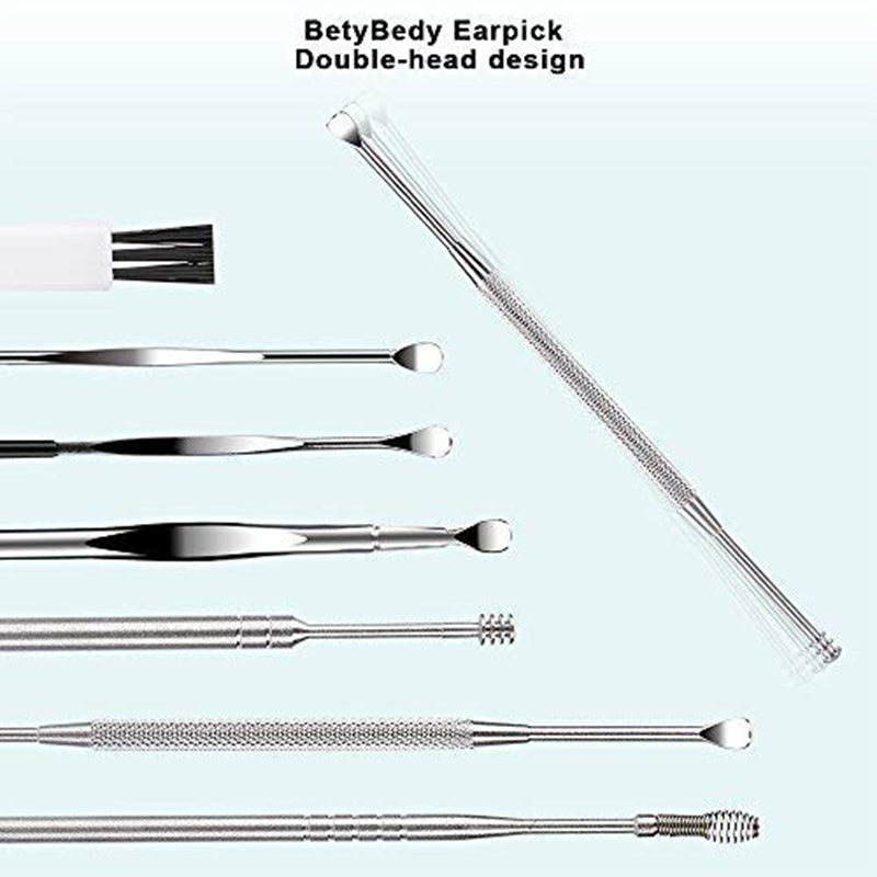 Ear Cleansing Tool Set, Ear Curette Earwax Removal Kit with a Small Cleanin B8T4