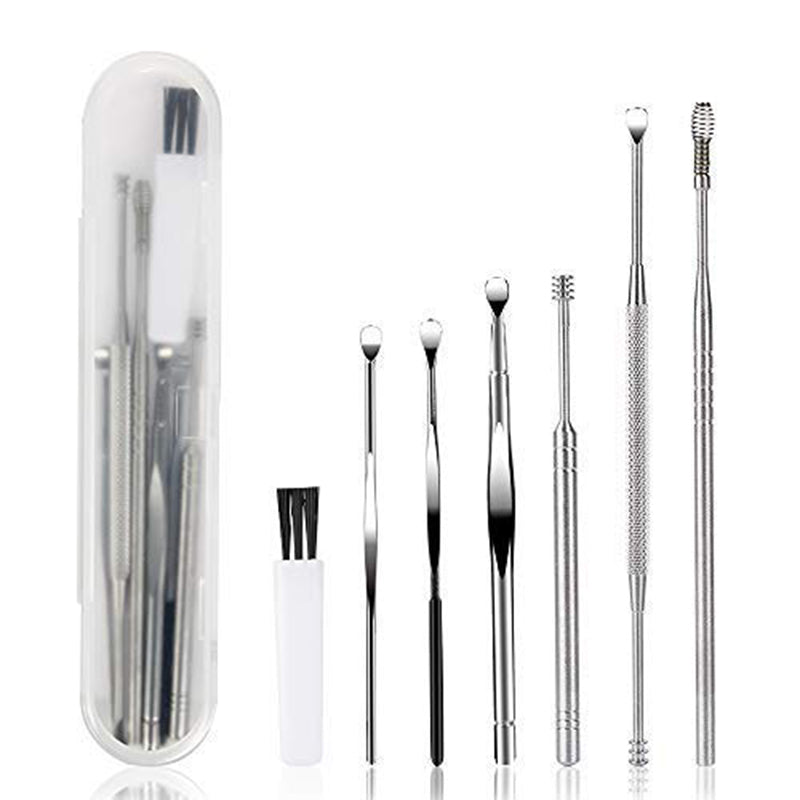 Ear Cleansing Tool Set, Ear Curette Earwax Removal Kit with a Small Cleanin B8T4