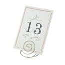 24 Pieces Of Wire Card Holder Metal Card Holder Wedding Business Card Holde