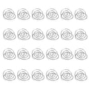 24 Pieces Of Wire Card Holder Metal Card Holder Wedding Business Card Holde