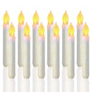 12PCS Flameless LED Cone Candle,Battery Powered Floating Candle Party, WeddiS4Z2