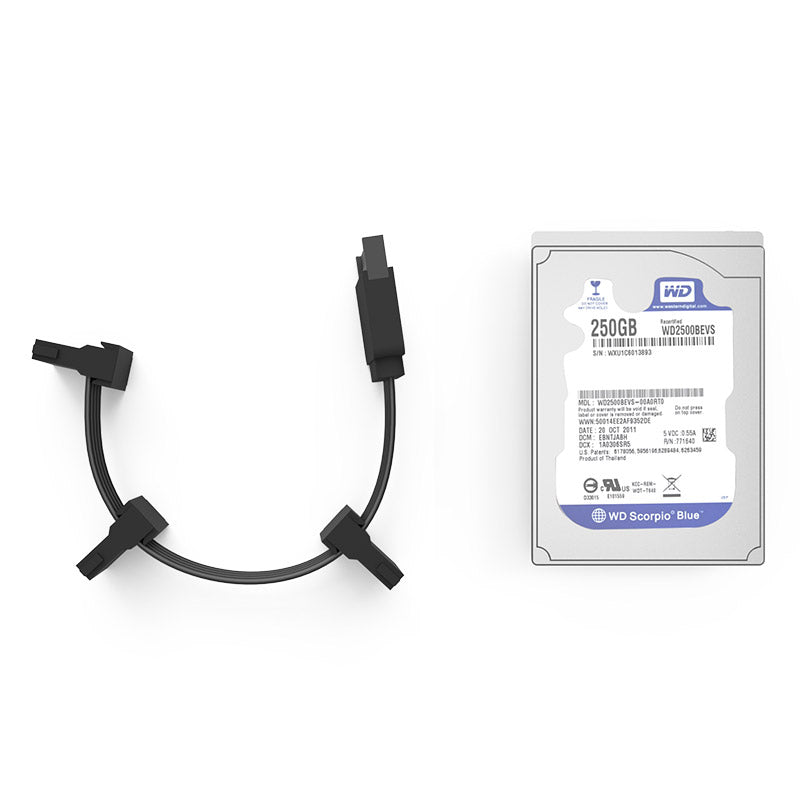 ORICO DC15P-PX3 1 to 3 15 Pin Power Extension Cable for HDD CD-ROM