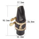 6Pcs Alto Sax Saxophone Mouthpiece Plastic with Cap Metal Buckle Reed Mouth G1B2