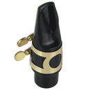 6Pcs Alto Sax Saxophone Mouthpiece Plastic with Cap Metal Buckle Reed Mouth G1B2