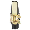 6Pcs Alto Sax Saxophone Mouthpiece Plastic with Cap Metal Buckle Reed Mouth G1B2