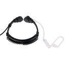 Two-Way Wireless Walkie-Talkie 2Pin 1 X Flexible Throat Microphone Micropho