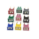 9Pcs 30-100A ABS+Copper Auto Male Female Fuse 7 Colors PAL Replacement Accessories