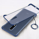 Bakeey Transparent Ultra Thin Anti Fall Matte Hard PC&Soft Edge With Finger Ring Protective Case For OnePlus 7