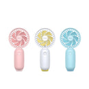 Baseus Portable USB Fan Mini Fan With LED Fan Summer Light Electric Cooler Fan 3-Speed Adjustable Office Gadget