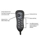 Car Electric Massager Cushion Vibration Heating Body Multifunction 3-File
