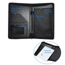 A5 PU Leather Office Organizer Portfolio Padfolio Folder for Business IPad/ P6R4