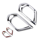 for Subaru forester SJ 2014 2015 2016 Chrome Front Fog Light Lamp Bumper Fo D3M7