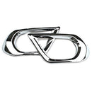 for Subaru forester SJ 2014 2015 2016 Chrome Front Fog Light Lamp Bumper Fo D3M7