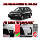 for Subaru forester SJ 2014 2015 2016 Chrome Front Fog Light Lamp Bumper Fo D3M7
