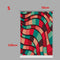 PAG Abstract Color Wall Decor Window Curtain Roller Shutters Print Painting Roller Blind Background