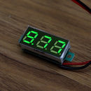 5pcs 0.28 Inch Two-wire 2.5-30V Digital Green Display DC Voltmeter Adjustable Voltage Meter