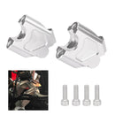 Motorcycle Handlebar Riser Adjustable Lifting Handlebar Clamp CNC Aluminum