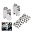 Motorcycle Handlebar Riser Adjustable Lifting Handlebar Clamp CNC Aluminum