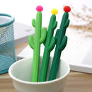Cactus Gel Pen Plant Black Pen Office Pen Student Stationery C3D9