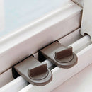 5Pcs/Set Sliding Door Anti-Theft Switch Lock Sliding Window Blocker Straps