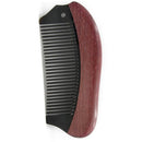 Natural Sandalwood Hair Comb - No Static Wooden Fine Tooth purple Buffalo H S2O2