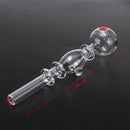 5inch Portable Glassware Herb Smoke Water Pipe Tube Tool Holder Hoo kah Filter Transparent