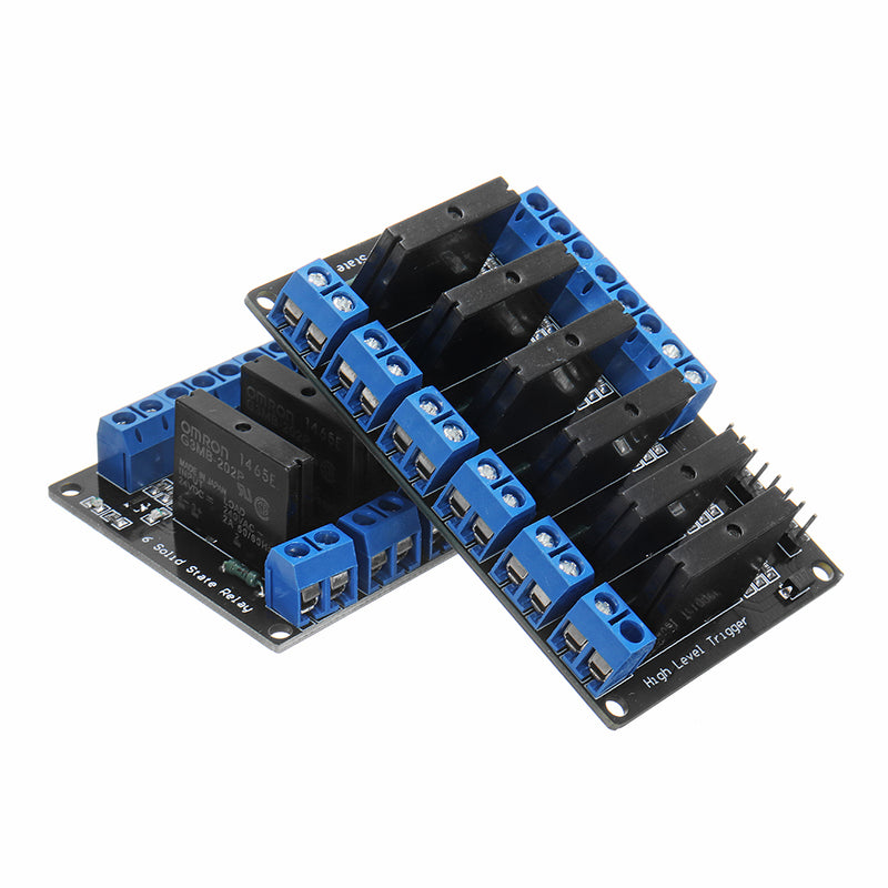 6 Channel DC 24V  Relay Module Solid State High and low Level Trigger 240V2A