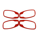 Carbon Fiber Car Door Handle Cover Trim Door Bowl Stickers Decoration For BMW