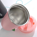380ML Heat Preservation Coffee Mug Stainless Steel Travel Portable Mug Coff V1Q2