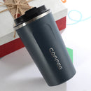 380ML Heat Preservation Coffee Mug Stainless Steel Travel Portable Mug Coff V1Q2