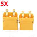 5 Pair Amass XT60PT 3.5mm Banana Connector Plug Male & Female