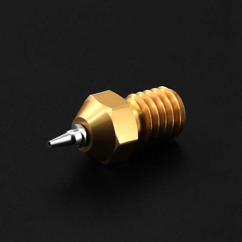 TWO TREES M6 Thread Brass Nozzle Adapter Set 0.2/0.3/0.4/0.5mm Tip 1.75mm filament for 3D Printer