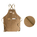 Canvas Cook Apron Barista Bartender Chef Hairdressing Apron Catering Unifor L2H7
