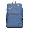 Waterproof Diaper Bag Mummy Bag Baby Care Bag Outdoor Traveling USB Backpack