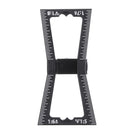 Aluminum Alloy Dovetail Marker Jig Woodworking 1:5 1:6 1:7 1:8 Slopes Dovetail Marking Template Wood Joints Guide