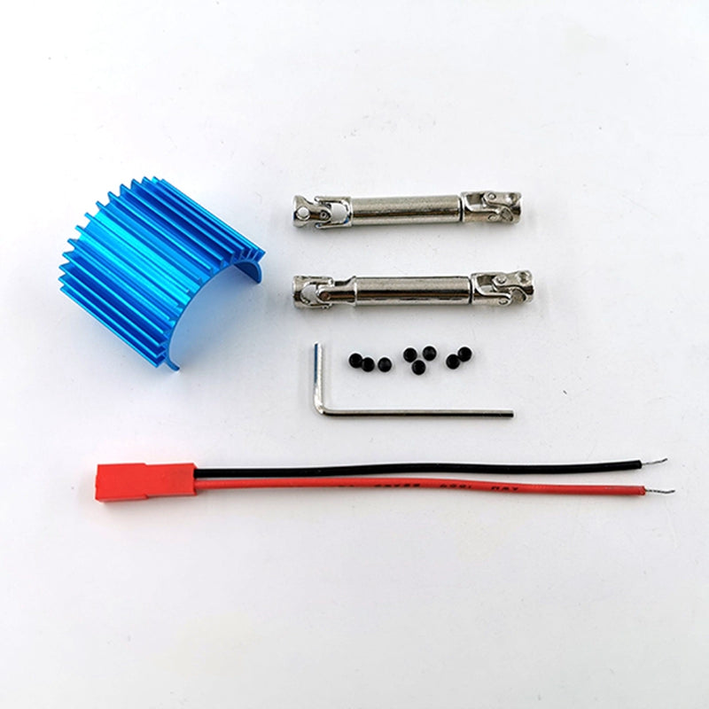 3PCS 2 Speed Gear Box with 370 Motor Drive Shaft for WPL B1/1/14/16/24 C14 1Y2B7