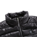 USB Electric Vest Heated Cloth Jacket Warm Up Heating Pad Body Winter