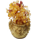 Chinese Golden Crystal Lucky Money Fortune Tree LUCKY Fortune Wealth Home OfS6O2