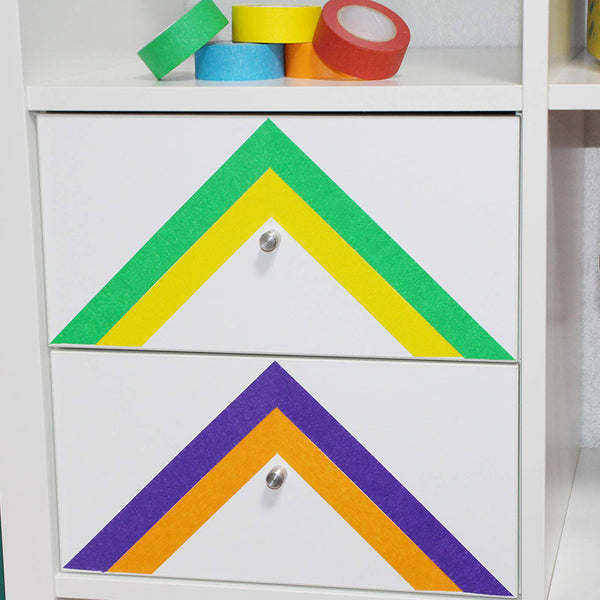 Colored Masking Tape,12 Pieces 1 Inch X 20 M Rainbow Masking Labeling Tape, F4J9