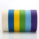 Colored Masking Tape,12 Pieces 1 Inch X 20 M Rainbow Masking Labeling Tape, F4J9