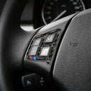 For BMW 3 Series E90 E92 2005-2012 Steering Wheel Button Cover Carbon Fiber