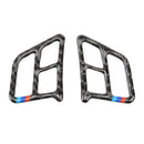 For BMW 3 Series E90 E92 2005-2012 Steering Wheel Button Cover Carbon Fiber