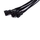 43cm SATA 1 to 3 4Pin CPU Cooling Fan PWM Temperature Control Power Cable Power Adapter Extension Lead Wire