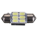 31mm 5630 6-SMD Festoon LED Interior Map Dome Lights Bulb DE3175 3022 3021 2W White 1PCS