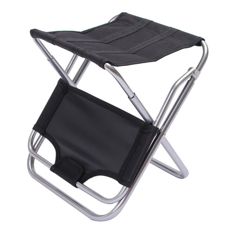 ZANLURE 2 In 1 Folding Fishing Chair Camping Picnic Beach Seat Portable Stool