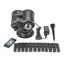 LED Laser Dual Projector Stage Light Waterproof Christmas Party Landscape Lamp AC100-240V