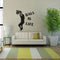 1PC Hot Sale Wallpaper Ball Is Life Playing Basketball Sport Wall Sticker for Kids Rooms Mural Decor